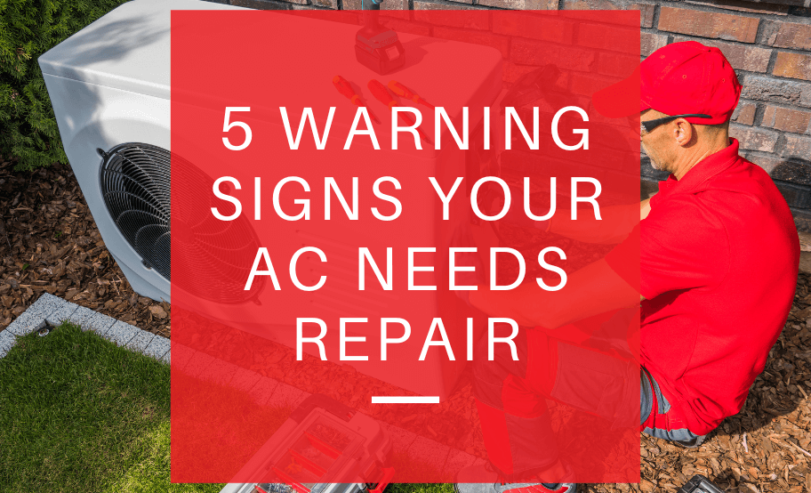 warning signs your AC needs repair